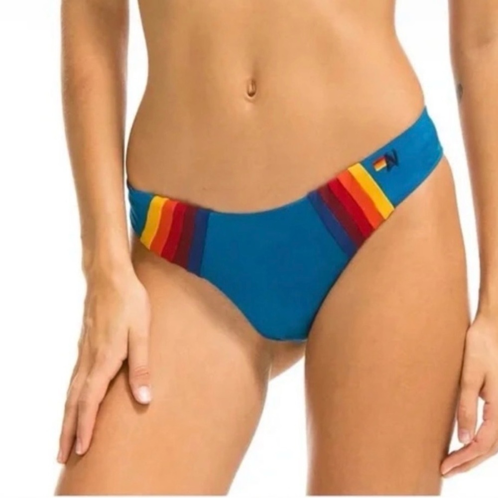 Aviator Nation Blue Women’s Bikini Bottom